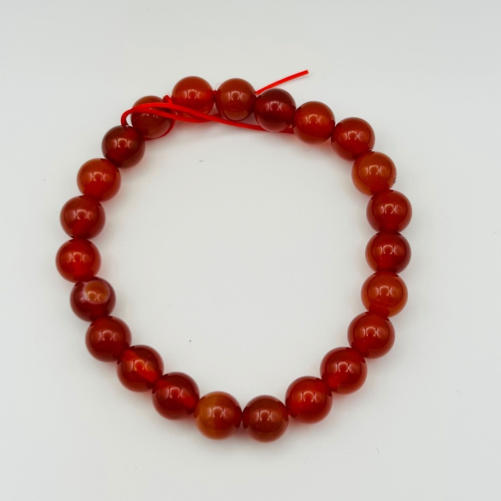 Red Agate crystal bracelet